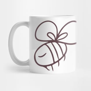 Cute little bee outline Mug